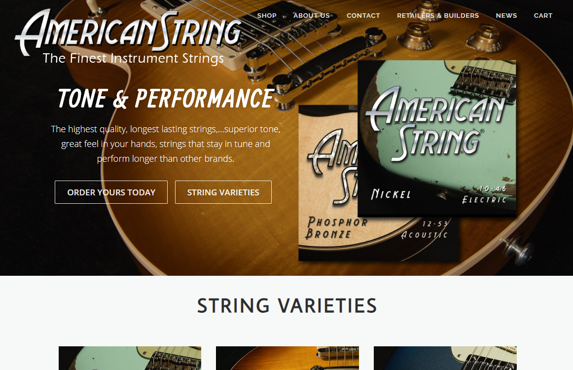 AmericanString_Ecommerce_Site